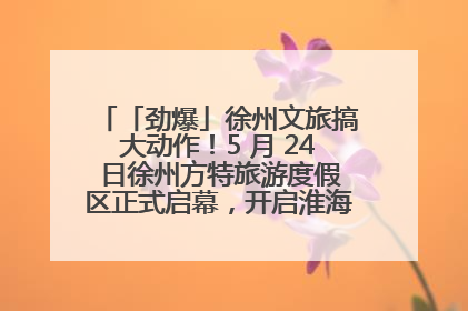 「劲爆」徐州文旅搞大动作！5 月 24 日徐州方特旅游度假区正式启幕，开启淮海旅游新篇章