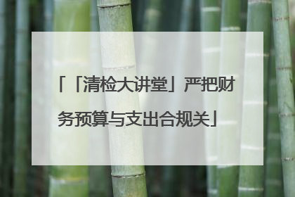 「清检大讲堂」严把财务预算与支出合规关