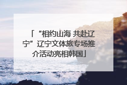 “相约山海 共赴辽宁”辽宁文体旅专场推介活动亮相韩国