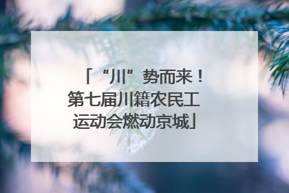 “川”势而来！第七届川籍农民工运动会燃动京城