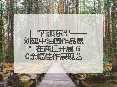 “西渡东望——刘建中油画作品展”在商丘开展 60余幅佳作展现艺术魅力