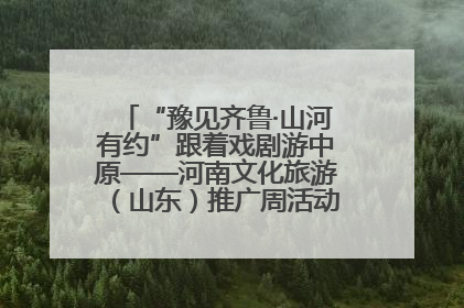 “豫见齐鲁·山河有约”跟着戏剧游中原——河南文化旅游（山东）推广周活动菏泽站活动举行