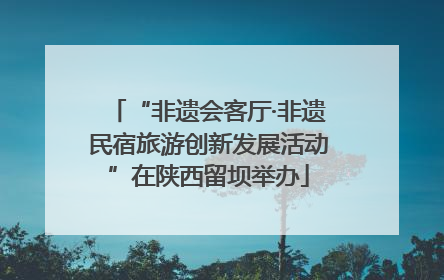 “非遗会客厅·非遗民宿旅游创新发展活动”在陕西留坝举办