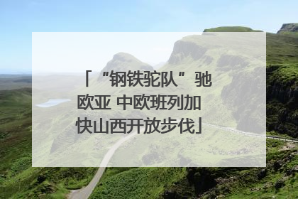 “钢铁驼队”驰欧亚 中欧班列加快山西开放步伐