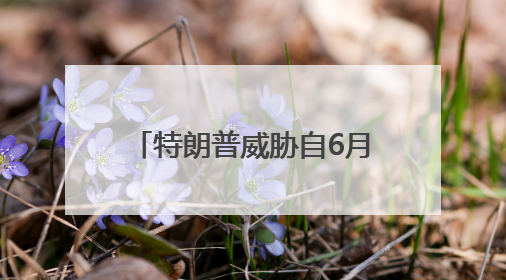 特朗普威胁自6月1日起对欧盟商品征收50%关税