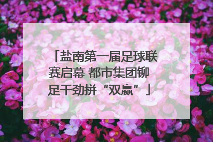 盐南第一届足球联赛启幕 都市集团铆足干劲拼“双赢”