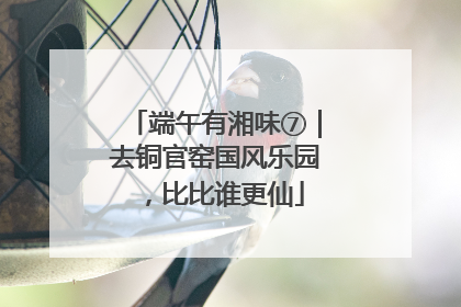 端午有湘味⑦｜去铜官窑国风乐园，比比谁更仙