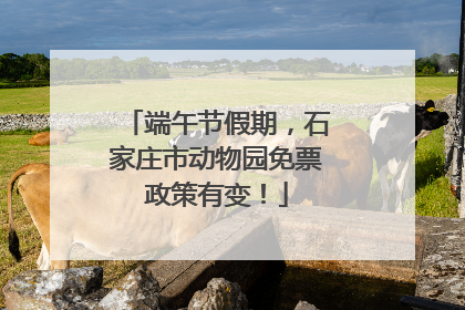 端午节假期，石家庄市动物园免票政策有变！