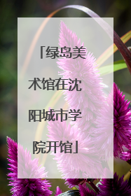 绿岛美术馆在沈阳城市学院开馆