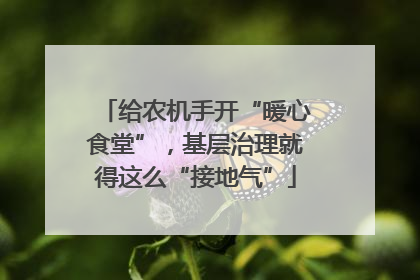 给农机手开“暖心食堂”，基层治理就得这么“接地气”