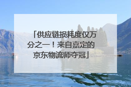 供应链损耗度仅万分之一！来自嘉定的京东物流师夺冠