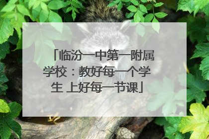 临汾一中第一附属学校：教好每一个学生 上好每一节课