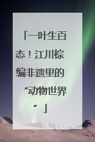 一叶生百态！江川棕编非遗里的“动物世界”