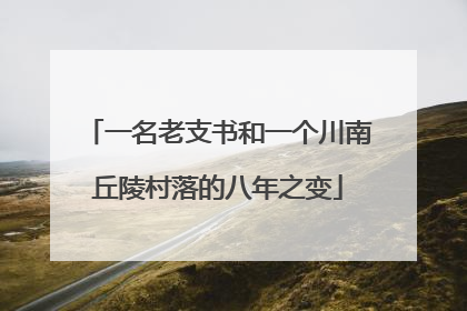 一名老支书和一个川南丘陵村落的八年之变