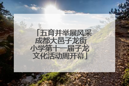 五育并举展风采 成都大邑子龙街小学第十一届子龙文化活动周开幕