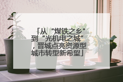 从“煤铁之乡”到“光机电之城”，晋城点亮资源型城市转型新希望