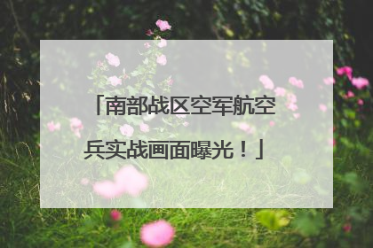 南部战区空军航空兵实战画面曝光！