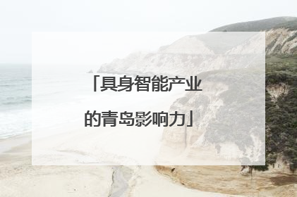 具身智能产业的青岛影响力