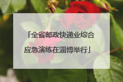 全省邮政快递业综合应急演练在淄博举行