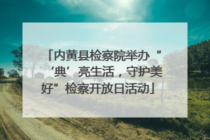 内黄县检察院举办“‘典’亮生活，守护美好”检察开放日活动