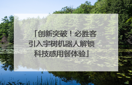 创新突破！必胜客引入宇树机器人解锁科技感用餐体验
