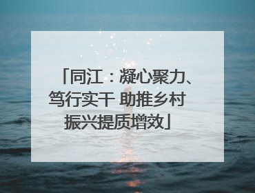同江：凝心聚力、笃行实干 助推乡村振兴提质增效