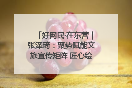 好网民·在东营｜张泽琦：聚势赋能文旅宣传矩阵 匠心绘就东营诗与远方