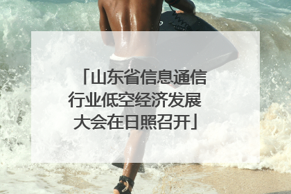 山东省信息通信行业低空经济发展大会在日照召开