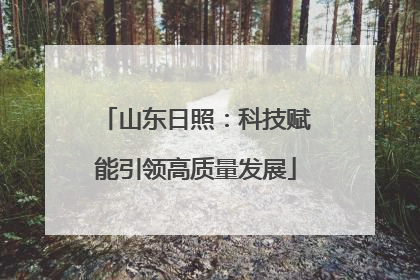 山东日照：科技赋能引领高质量发展