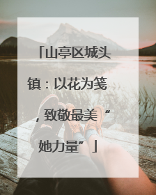 山亭区城头镇：以花为笺，致敬最美“她力量”