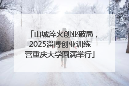 山城淬火创业破局，2025淄博创业训练营重庆大学圆满举行