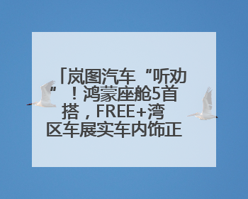 岚图汽车“听劝”！鸿蒙座舱5首搭，FREE+湾区车展实车内饰正式曝光