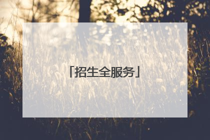招生全服务