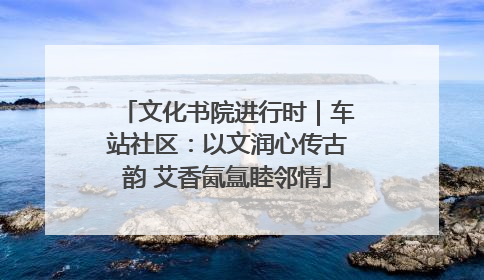 文化书院进行时｜车站社区：以文润心传古韵 艾香氤氲睦邻情