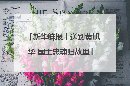 新华鲜报丨送别黄旭华 国士忠魂归故里