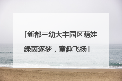 新都三幼大丰园区萌娃绿茵逐梦，童趣飞扬