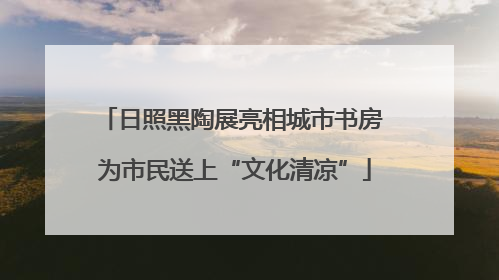 日照黑陶展亮相城市书房 为市民送上“文化清凉”