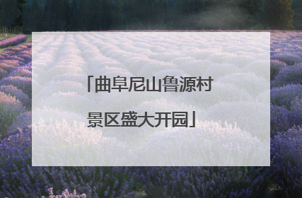 曲阜尼山鲁源村景区盛大开园