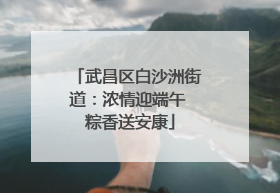 武昌区白沙洲街道：浓情迎端午 粽香送安康