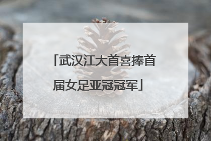 武汉江大首喜捧首届女足亚冠冠军