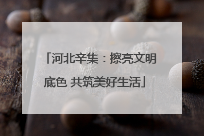 河北辛集：擦亮文明底色 共筑美好生活