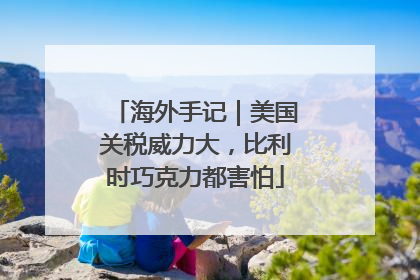 海外手记｜美国关税威力大，比利时巧克力都害怕