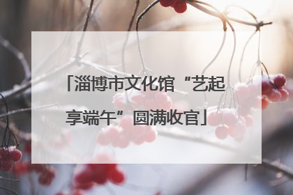淄博市文化馆“艺起享端午”圆满收官