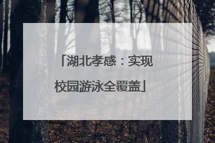 湖北孝感：实现校园游泳全覆盖