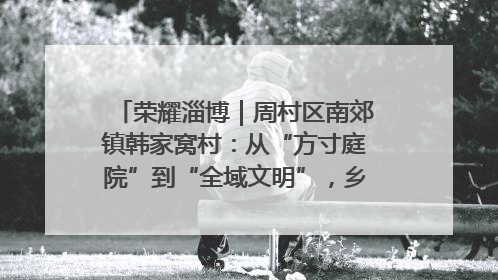 荣耀淄博｜周村区南郊镇韩家窝村：从“方寸庭院”到“全域文明”，乡村振兴的“美学革命”