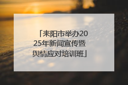 耒阳市举办2025年新闻宣传暨舆情应对培训班
