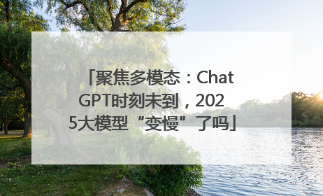 聚焦多模态：ChatGPT时刻未到，2025大模型“变慢”了吗