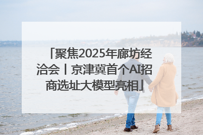 聚焦2025年廊坊经洽会丨京津冀首个AI招商选址大模型亮相
