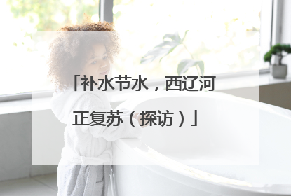 补水节水，西辽河正复苏（探访）
