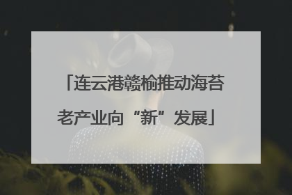 连云港赣榆推动海苔老产业向“新”发展